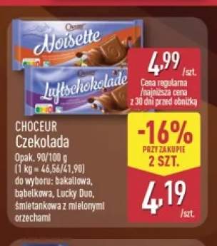 Czekolada bakaliowa Choceur +3 warianty