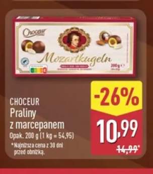 Praliny z marcepanem Mozartkugeln Choceur