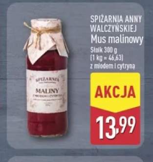 Mus malinowy z miodem i cytryną Spiżarnia Anny Walczyńskiej