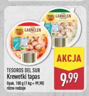 Krewetki tapas Tesoros del Sur