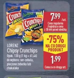 Chipsy Crunchips pieczone żeberka +2 warianty