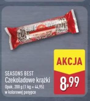 Czekoladowe krążki w kolorowej posypce Seasons Best