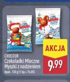 Czekoladki mleczne myszki z nadzieniem orzechowym Choceur +1 wariant