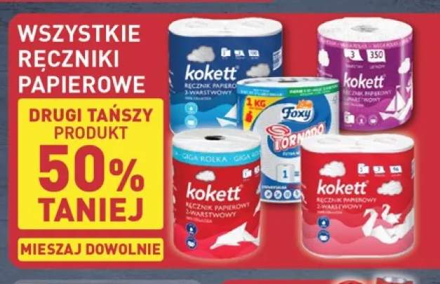 Ręcznik papierowy 3-warstwowy Kokett +5 wariantów