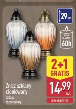 Znicz szklany cieniowany