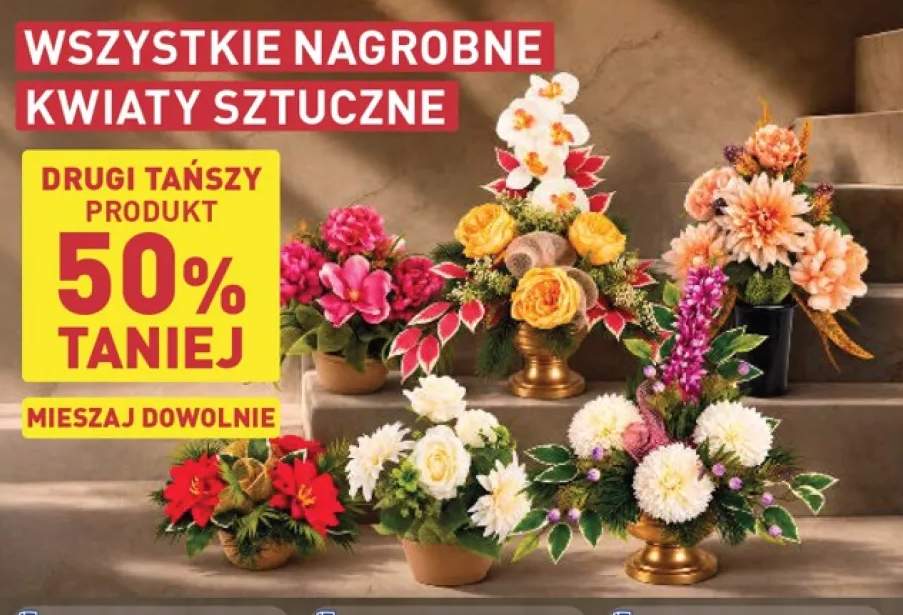 Nagrobne kwiaty sztuczne