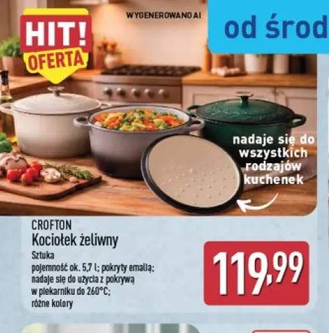 Kociołek żeliwny Crofton