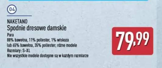 Spodnie dresowe damskie Naketano