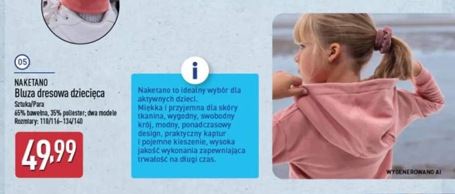 Bluza dresowa dziecięca Naketano