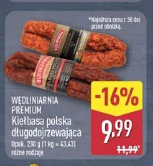 Kiełbasa polska długodojrzewająca Wędliniarnia Premium