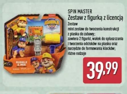 Zestaw z figurką z licencją Spin Master