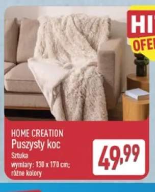 Puszysty koc 130x170 cm Home Creation