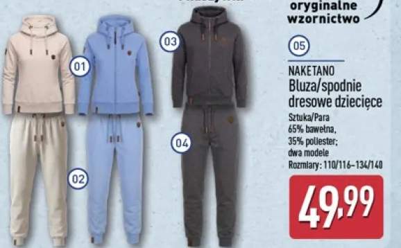 Bluza dresowa damska Naketano +5 wariantów
