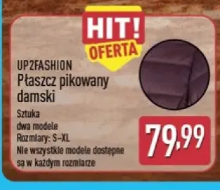 Płaszcz pikowany damski Up2fashion