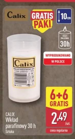 Wkład parafinowy 30 h Calix
