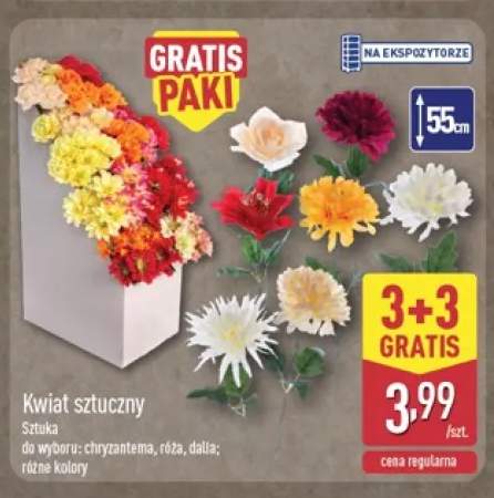 Kwiat sztuczny chryzantema +2 warianty