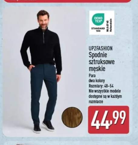 Spodnie sztruksowe męskie Up2fashion