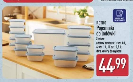 Pojemniki do lodówki Rotho