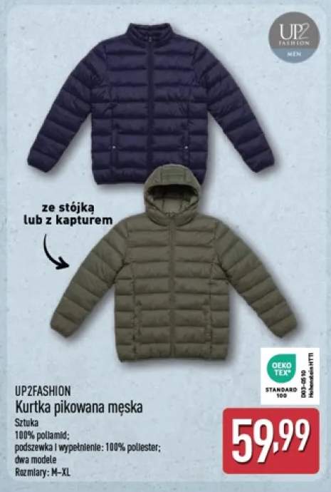 Kurtka pikowana męska ze stójką Up2fashion +1 wariant