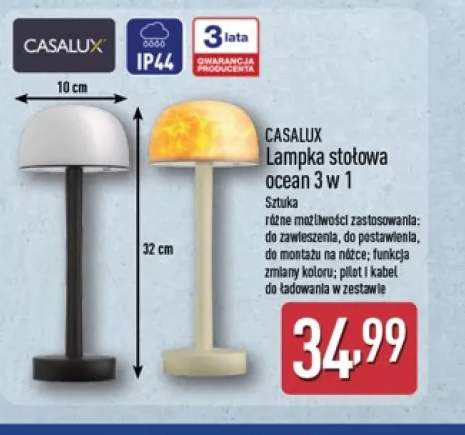 Lampka stołowa ocean 3 w 1 Casalux