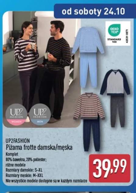 Piżama frotte damska Up2fashion +1 wariant