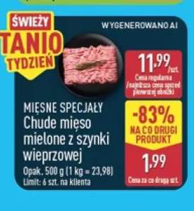 Chude mięso mielone z szynki wieprzowej Mięsne Specjały