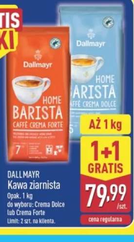 Kawa ziarnista Crema Forte Dallmayr