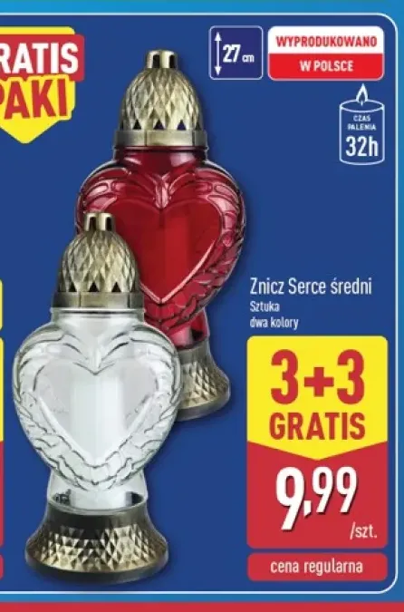 Znicz Serce średni