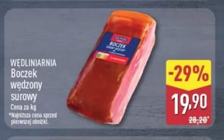 Boczek wędzony surowy Wędliniarnia