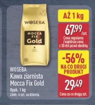 Kawa ziarnista Mocca Fix Gold Woseba