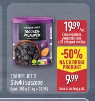 Śliwki suszone Trader Joe's