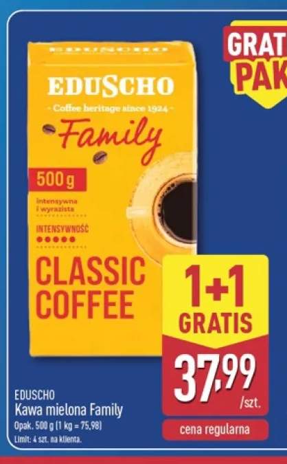 Kawa mielona Family Eduscho
