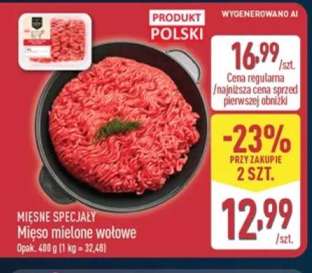Mięso mielone wołowe Mięsne Specjały