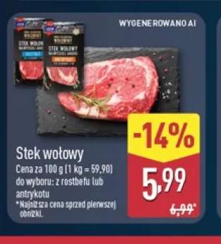 Stek wołowy z rostbefu +1 wariant