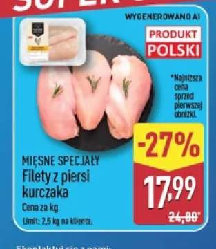 Filety z piersi kurczaka Mięsne Specjały
