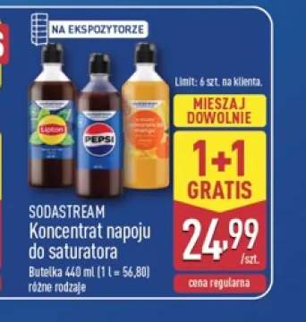 Koncentrat napoju do saturatora Sodastream
