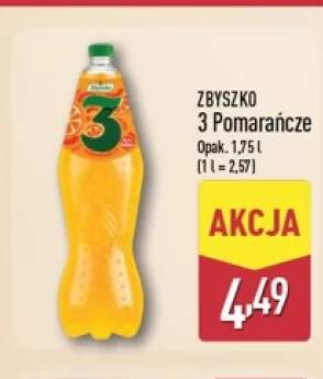 Napój gazowany Zbyszko 3 Pomarańcze