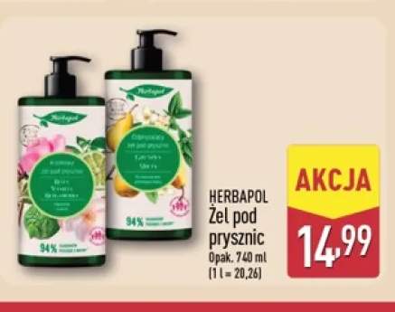 Żel pod prysznic Róża Wanilia Bergamotka Herbapol +1 wariant