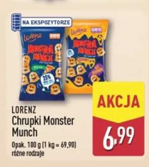 Chrupki Monster Munch o smaku serowym Lorenz +1 wariant