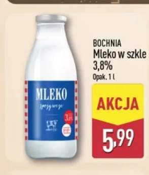 Mleko w szkle Bochnia 3,8%
