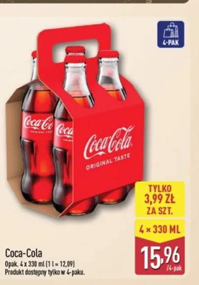 Napój gazowany Coca-Cola 4-pak