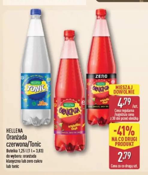 Oranżada zero cukru Hellena +2 warianty