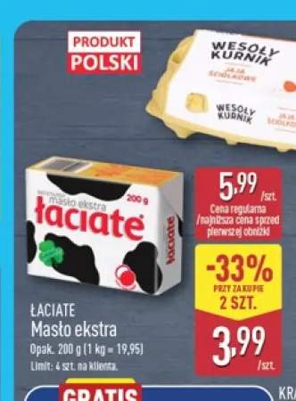 Masło ekstra Łaciate