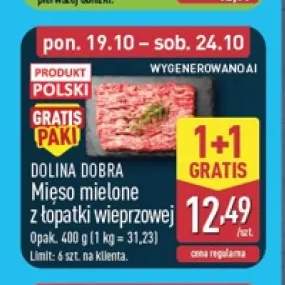 Mięso mielone z łopatki wieprzowej Dolina Dobra