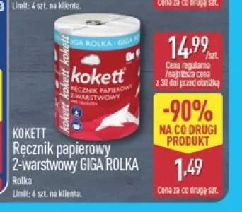 Ręcznik papierowy 2-warstwowy GIGA ROLKA Kokett