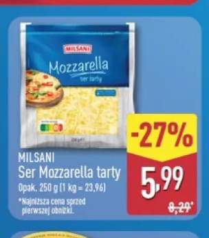 Ser Mozzarella tarty Milsani