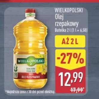 Olej rzepakowy Wielkopolski