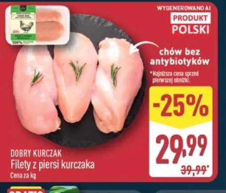 Filety z piersi kurczaka Dobry Kurczak