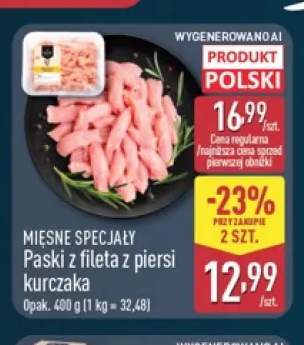 Paski z fileta z piersi kurczaka Mięsne Specjały