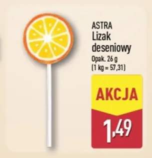 Lizak deseniowy Astra
